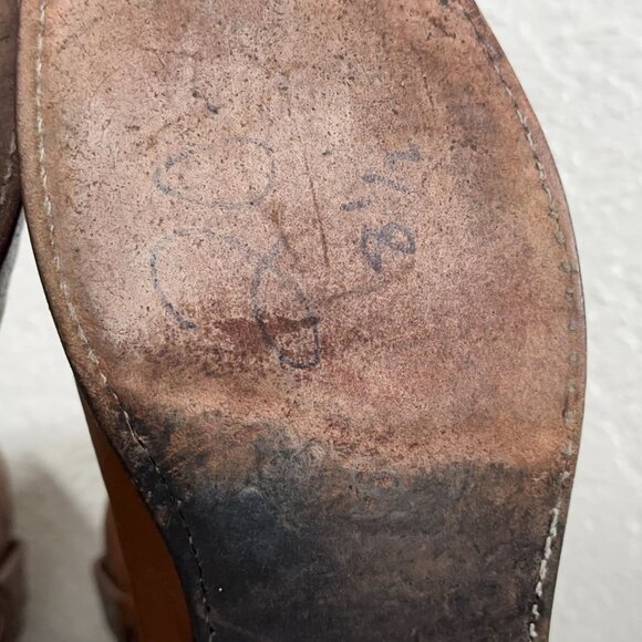 Lucchese 2000 Roper Western Boot in Peanut Brittle(medium brown) Men's 9.5 D - Picture 16 of 16